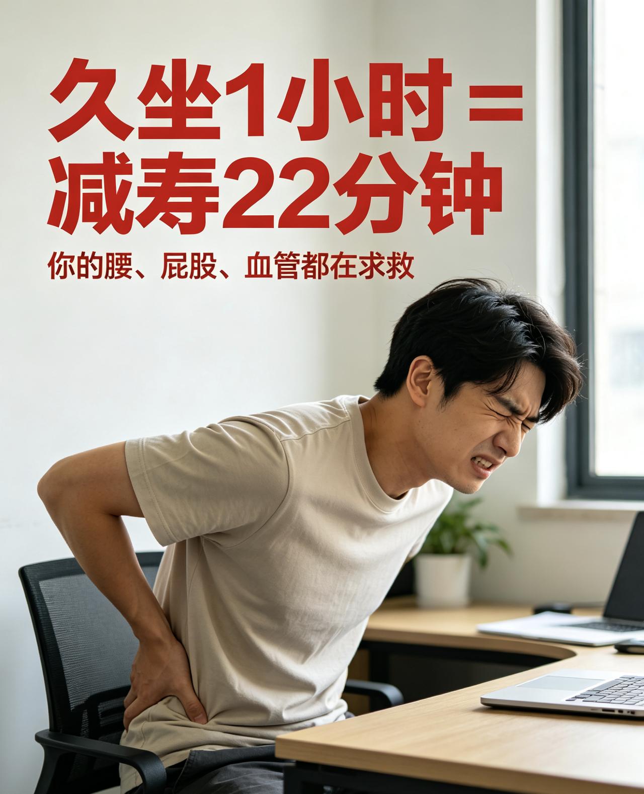 长时间久坐有哪些坏处?很多人一坐下就是大半天，上班坐着、开车坐着、回家瘫沙