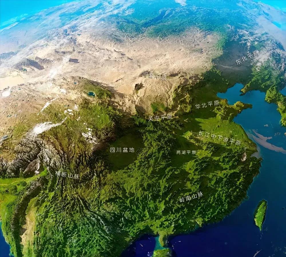 看3D中国地图，老祖宗严选之地真的牛！打开地图，将那些屹立千年的古都名城，放大