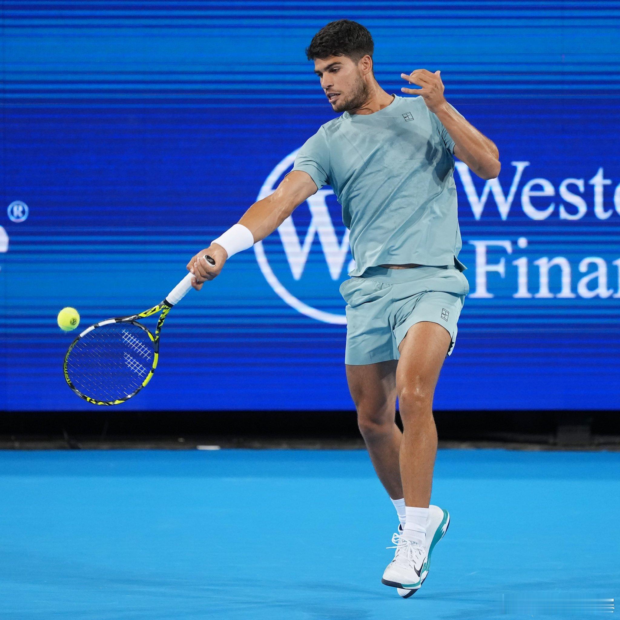 阿尔卡拉斯先下一城👊ATP1000辛辛那提大师赛第二场半决赛，2号种子阿尔