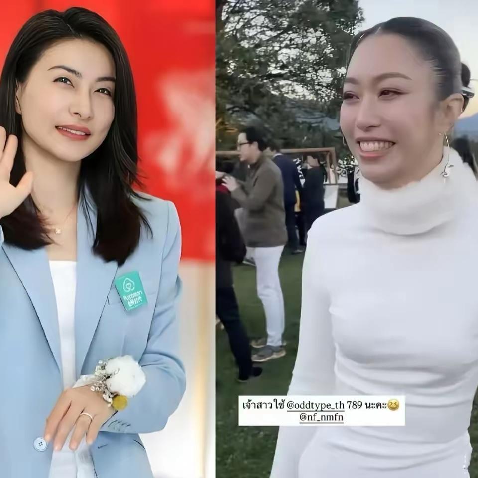 霍启仁这个泰国老婆的满口烤瓷牙也太抢镜了，不仅龅牙，而且几乎没有牙缝，感觉特别