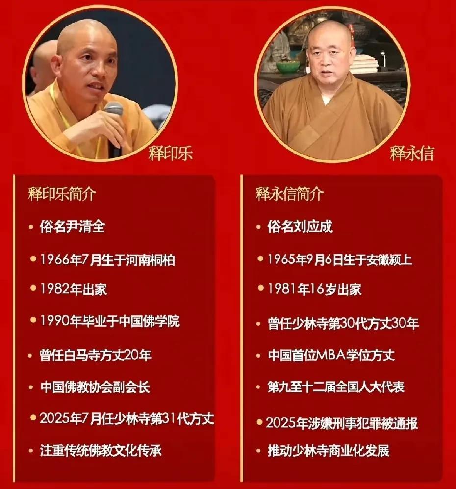 少林寺两任住持的详细对比新上任的印乐住持，刚一上任把原有的付费项目全部取消！