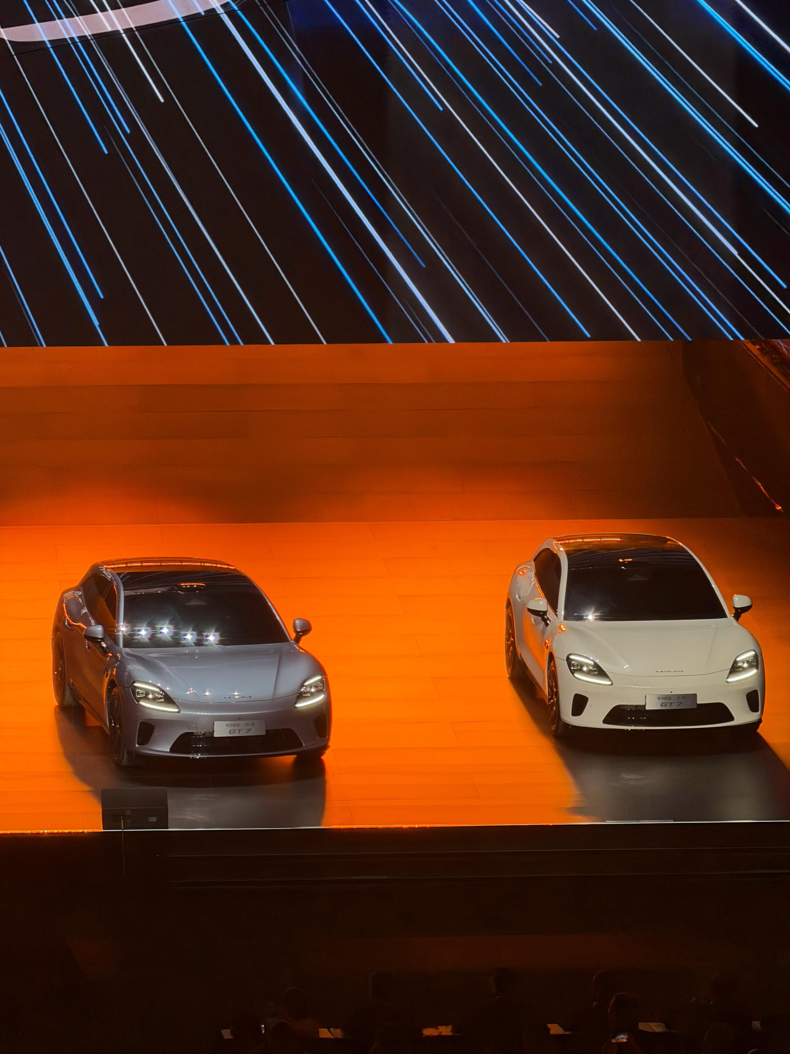 实拍启境首款新车，搭载了华为乾崑新一代智能猎装启境汽车品牌发布会暨GT7首秀广