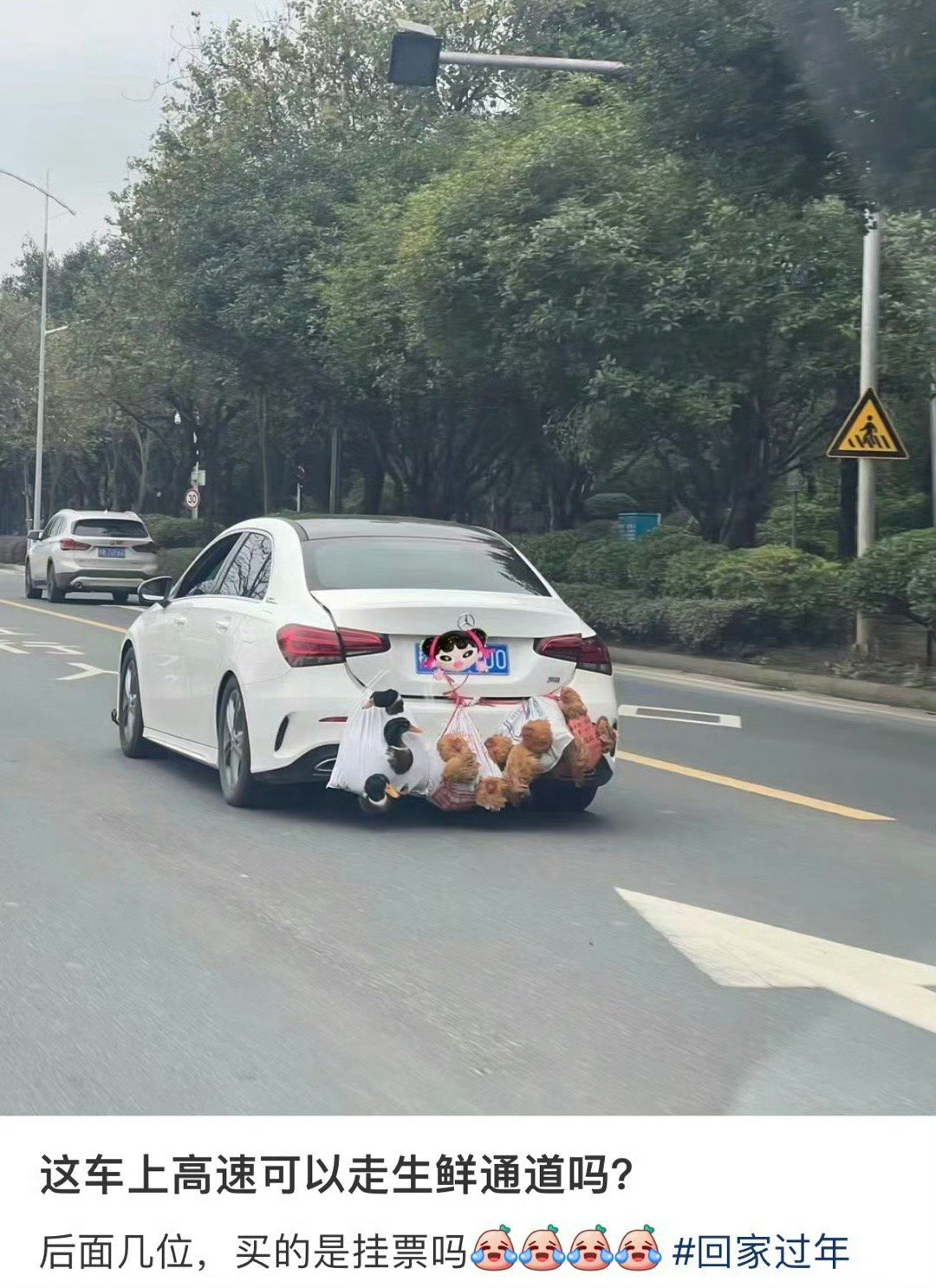 这车上高速可以走生鲜通道吗？