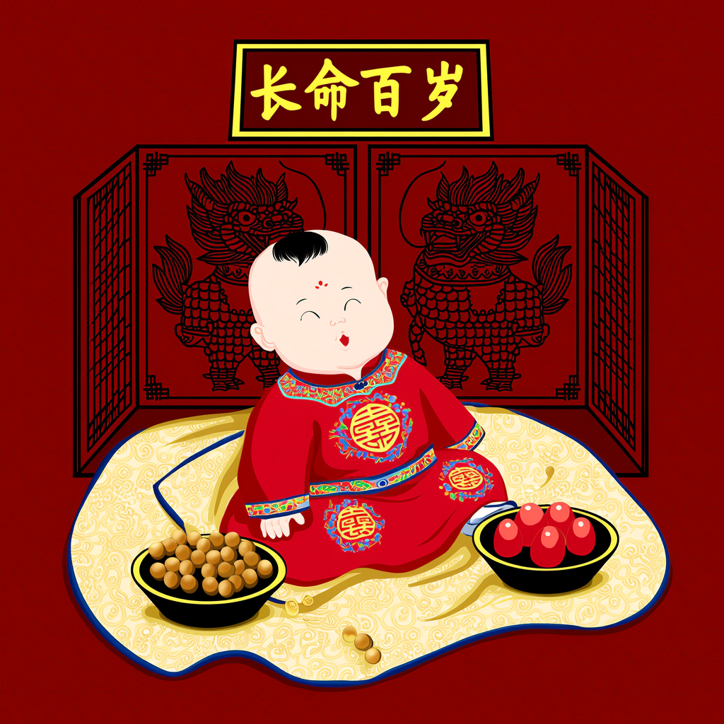 小孩百日红包这么写超暖心！