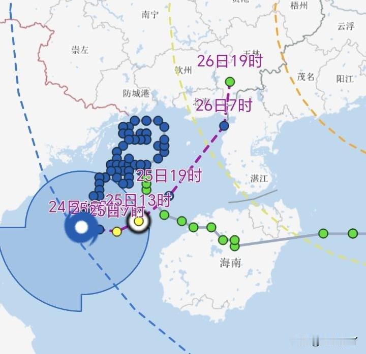 今年的台风都癫癫的这个紫檀在海上转了好几天，现在看路线，极有可能是在广东登录。