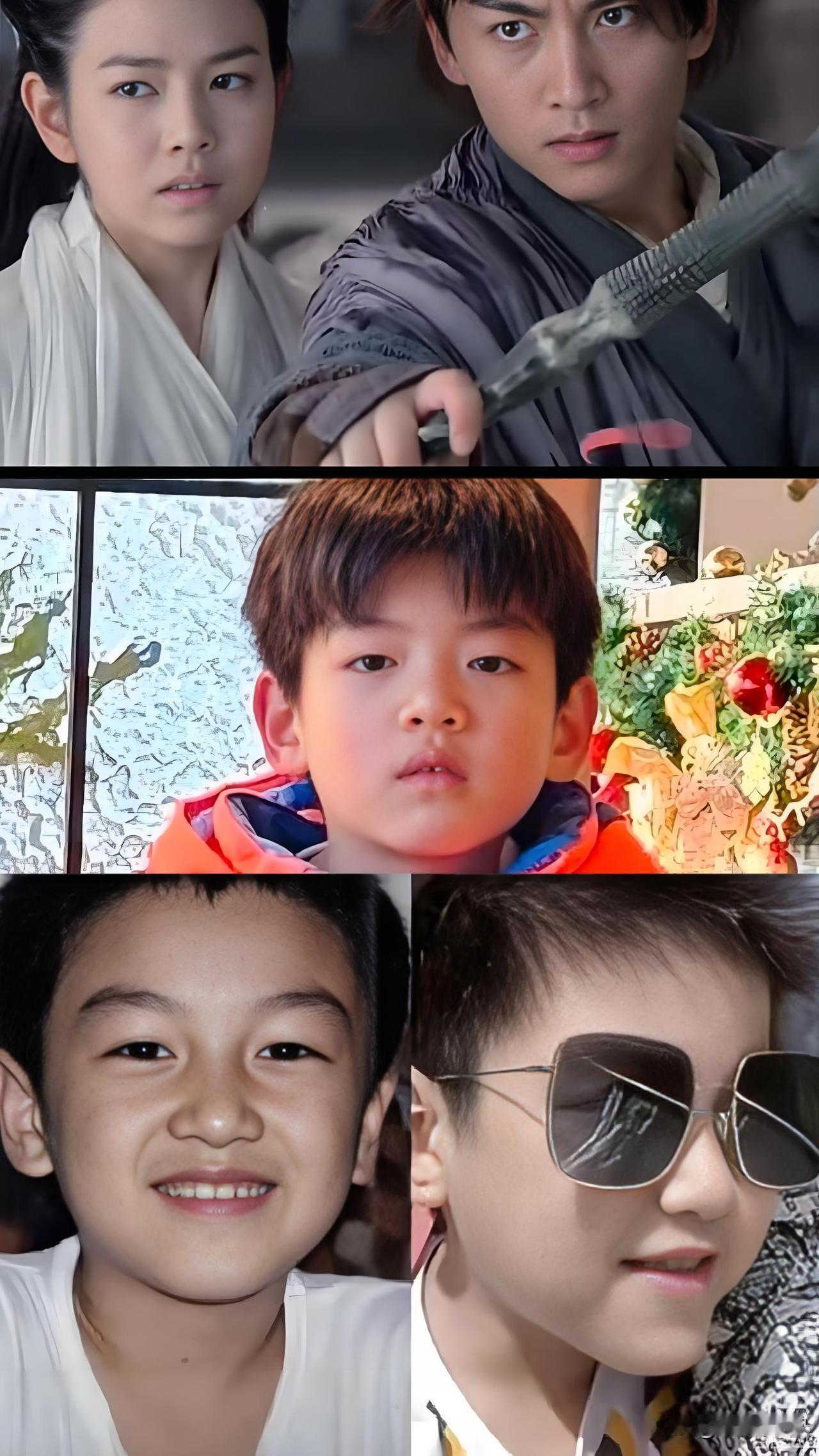 果然面相就是会骗人的，陈晓和陈妍希的儿子星星就是个例子。9岁的小星星虽说