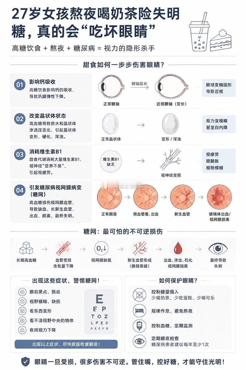 糖真的会吃坏眼睛