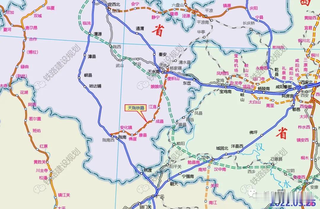 宝鸡铁路真要落寞了，西成高铁绕过他，川青铁路绕过他，兰渝铁路绕过他，现在还有天陇