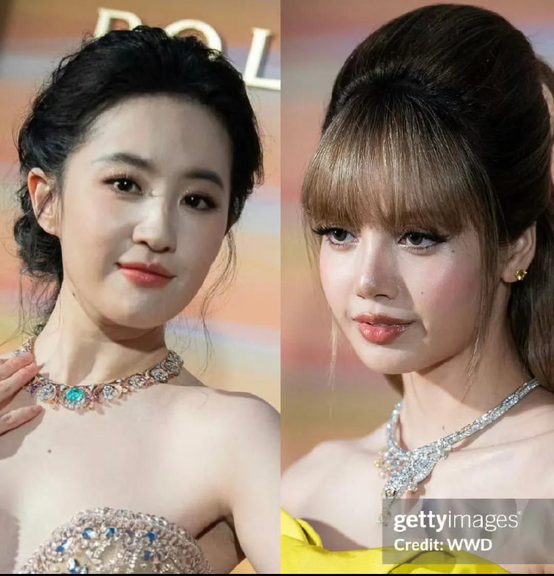 宝格丽活动生图暴击！刘亦菲与Lisa同台比美宝格丽活动生图新鲜出炉！刘亦菲