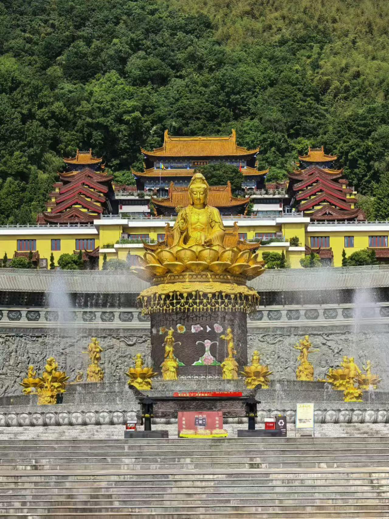 江苏南京游，秦淮源头的免费佛国秘境✨📍南京市溧水区东庐山观音寺风景区西麓?