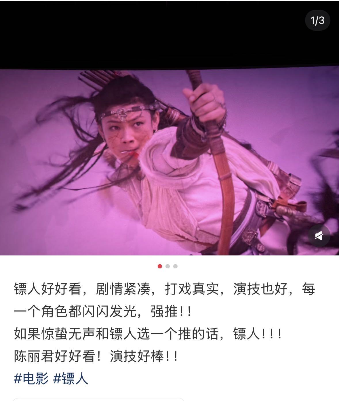 镖人，大家都说好好看，打戏真实，演员演技在线，确实！看《镖人》全程一秒我都不想