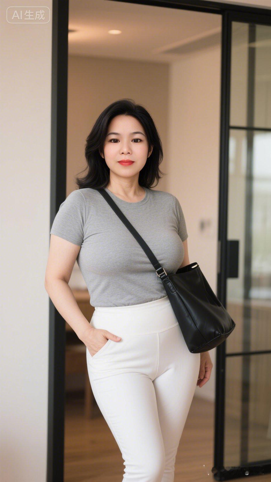 简约穿搭，优雅气质，黑白灰的完美搭配