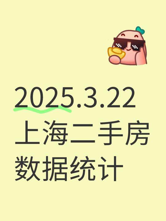 2025.3.22上海二手房数据统计