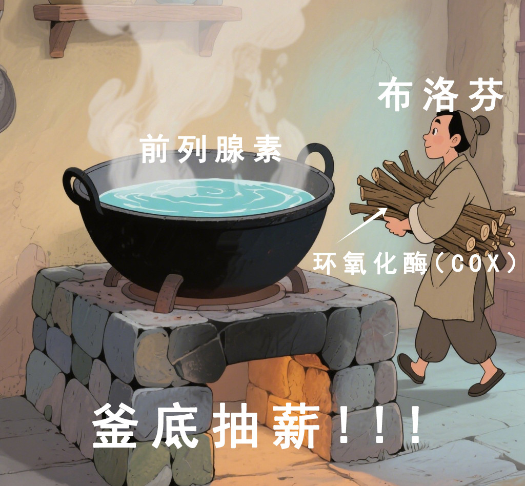 布洛芬很着急为您服务【吃下了布洛芬，它怎么知道我哪儿痛？】布洛芬是大名鼎鼎的消炎