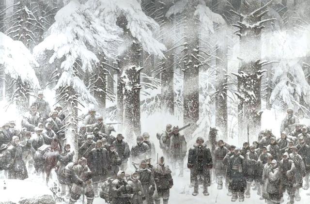 1945年，八路军在公路上伏击日军，由于敌人太多，排长便下令撤退。一个小战士却因