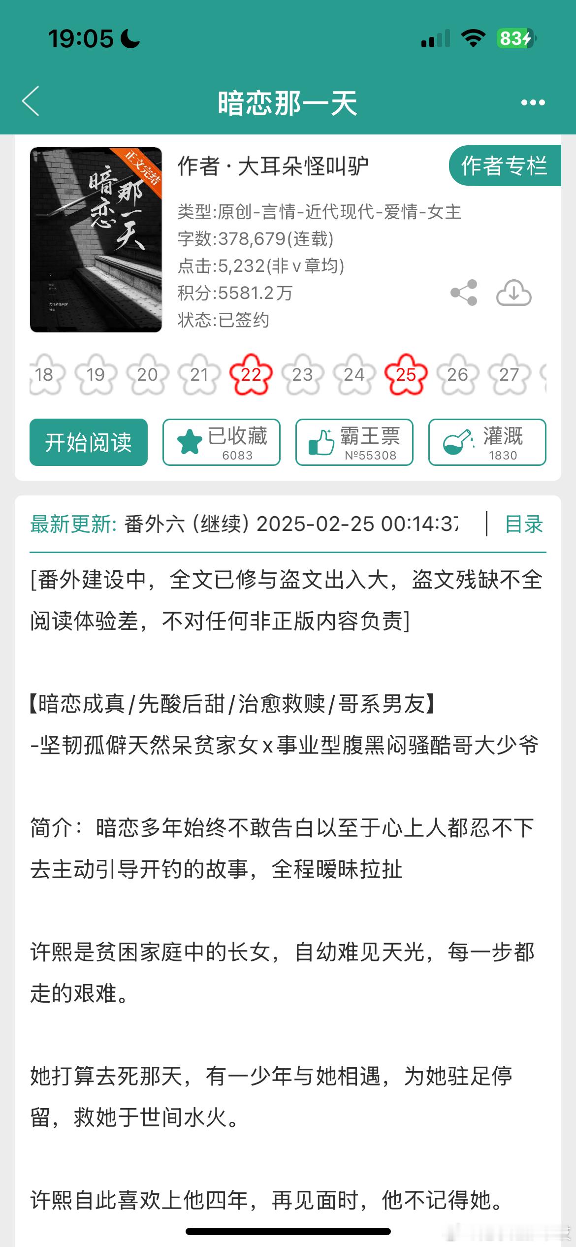 《暗恋那一天》by大耳朵怪叫驴暗恋成真/先酸后甜/校园到都市/正文完结坚韧迟钝贫