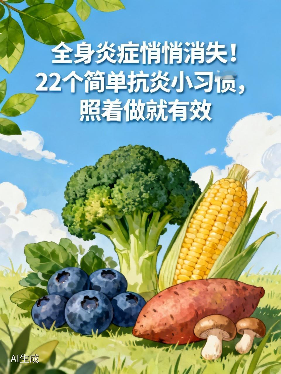 全身炎症悄悄消失！22个简单抗炎小习惯，照着做就有效很多人经常疲劳、长痘、