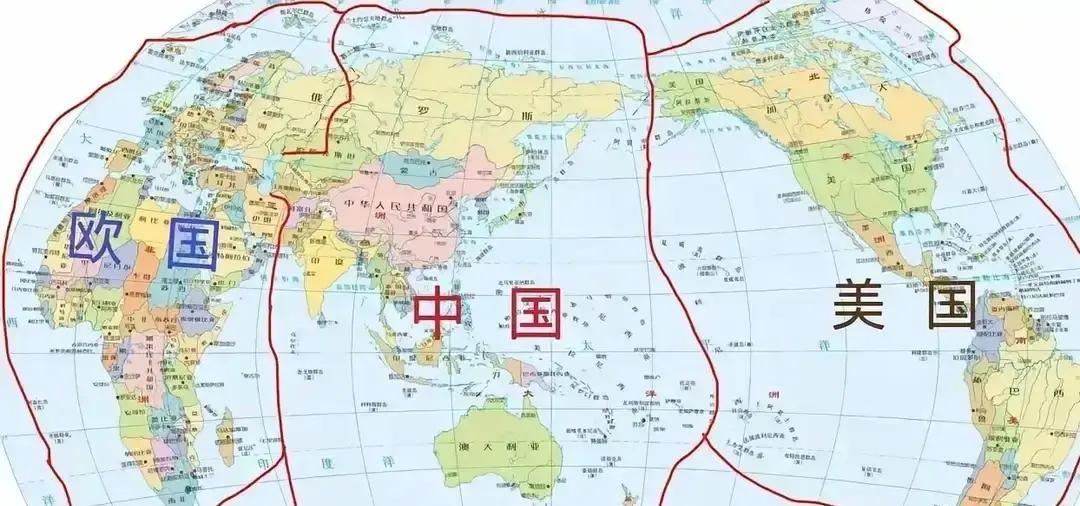 刷到一段把中美俄画成三个人的段子，鹰酱端着咖啡对东大说亚洲给你美洲归我，顺手把格