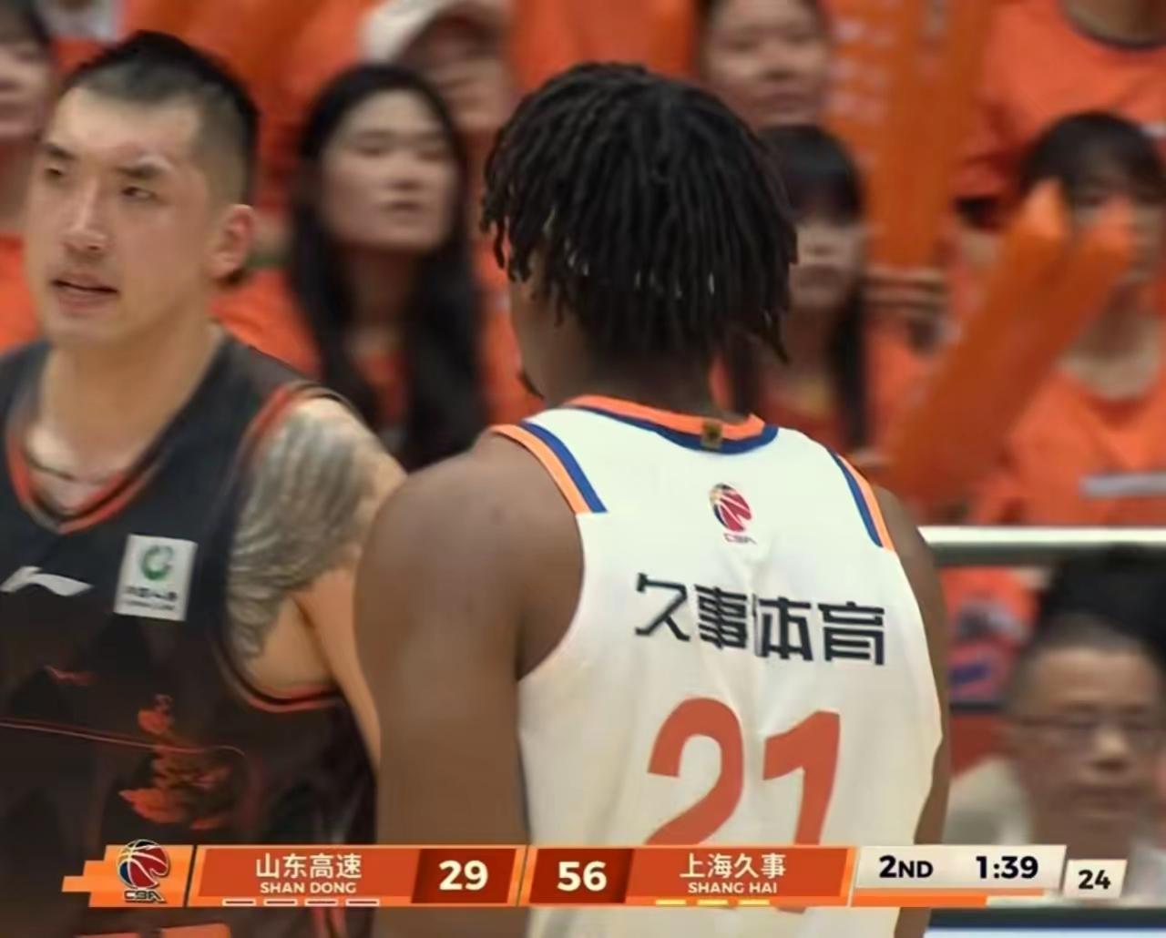 68：96！主场28分惨败，CBA季后赛8进4，山东高速以总比分0-2，被上海男