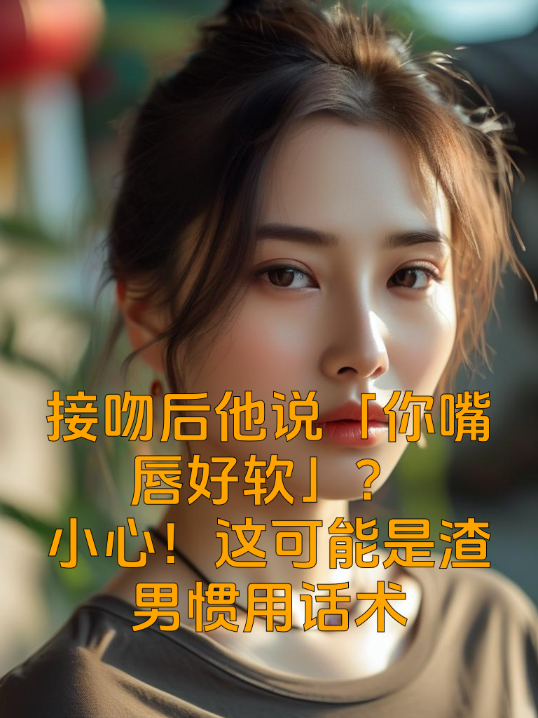 接吻后他说「你嘴唇好软」？小心！这可能是渣男惯用话术