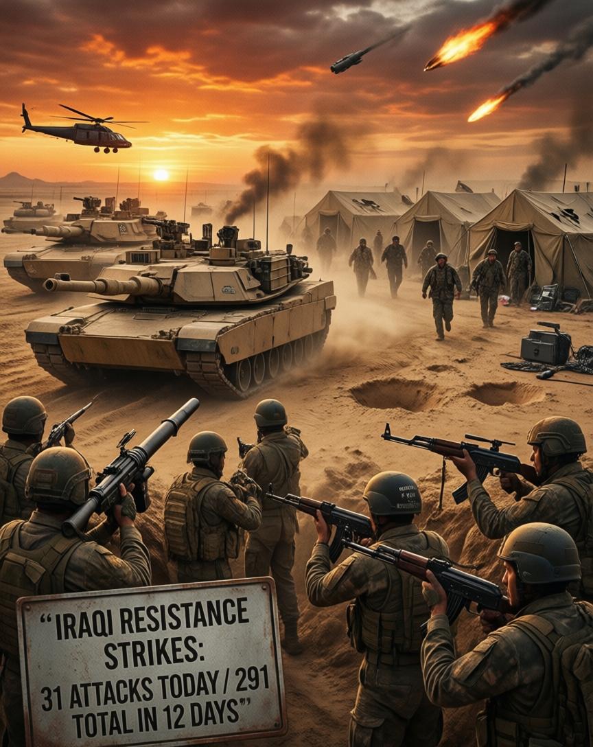 伊拉克那支“伊斯兰抵抗组织”，最近放了一份战报。数字列得很细：3月11号一天