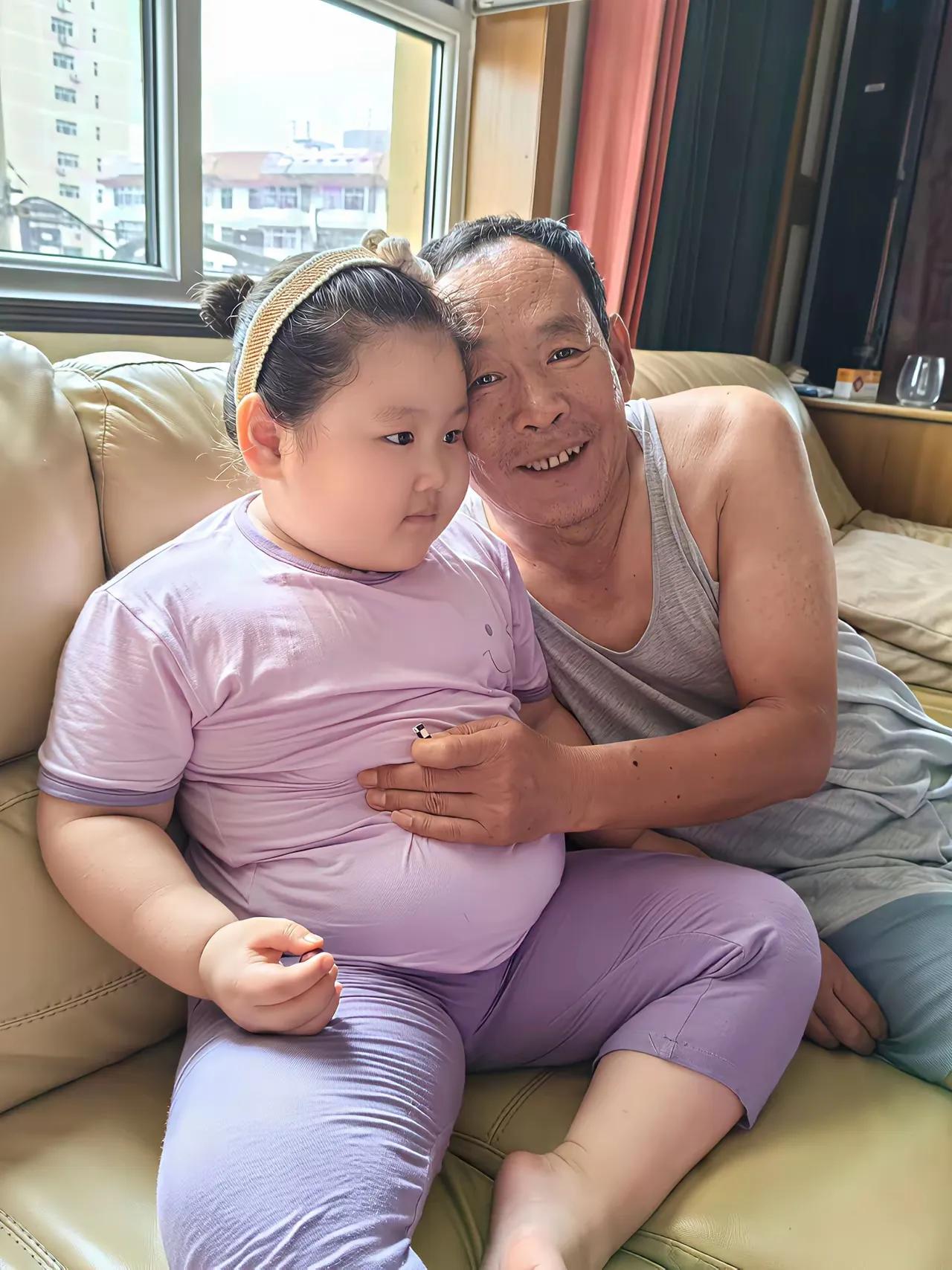 这丫头太胖了如果瘦下来绝对是个大美女你看她五官长的多好看呀为了孩子的身体健