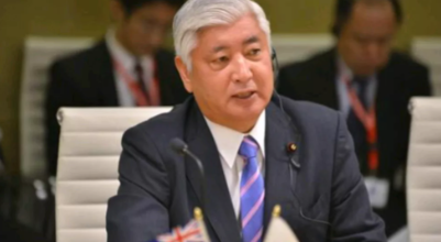 共同社消息，当地时间20日，日本防卫省宣布，防卫大臣中谷元，已于19日率团出访土