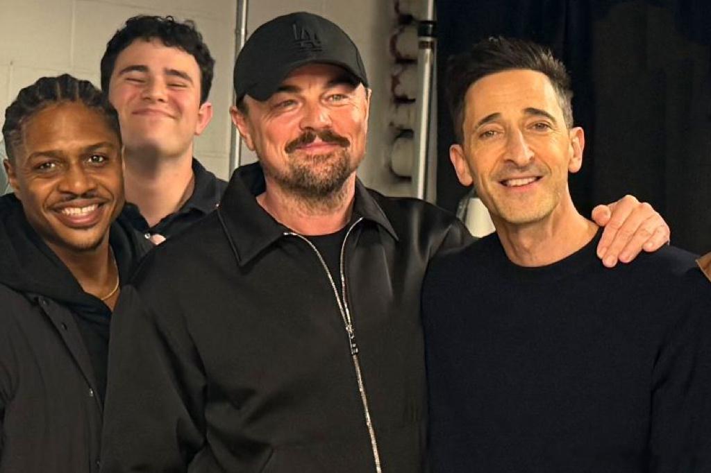 小李子支持布劳迪新剧小李子当地时间4月19日，“小李子”莱昂纳多·迪卡普里奥（