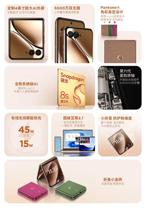 联想motorazr60系列发布：Pro版性能强劲，入门版国补价亲民！联想在