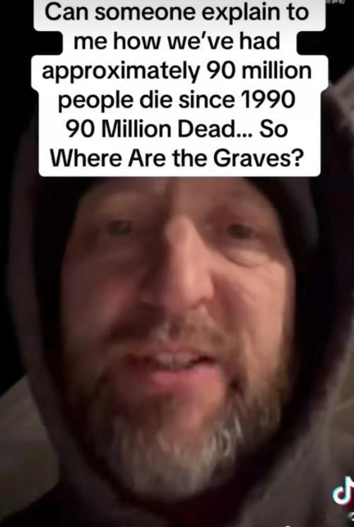 牢A还是保守了，一个美国网友灵魂拷问：1990年至今美国死亡人口超9000万，可