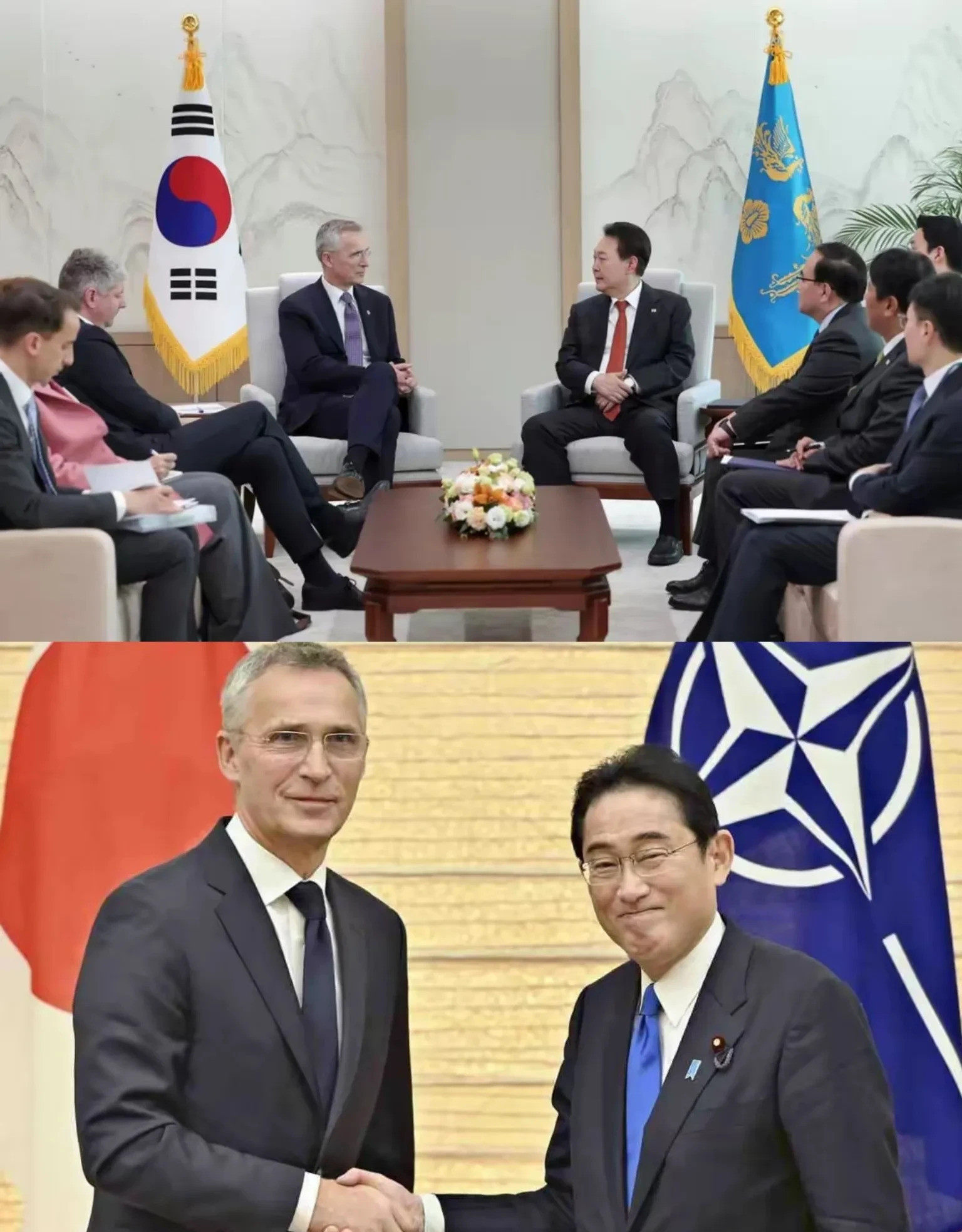日韩拒绝北约邀请，背后原因大揭秘世界风云突变，日韩两国竟