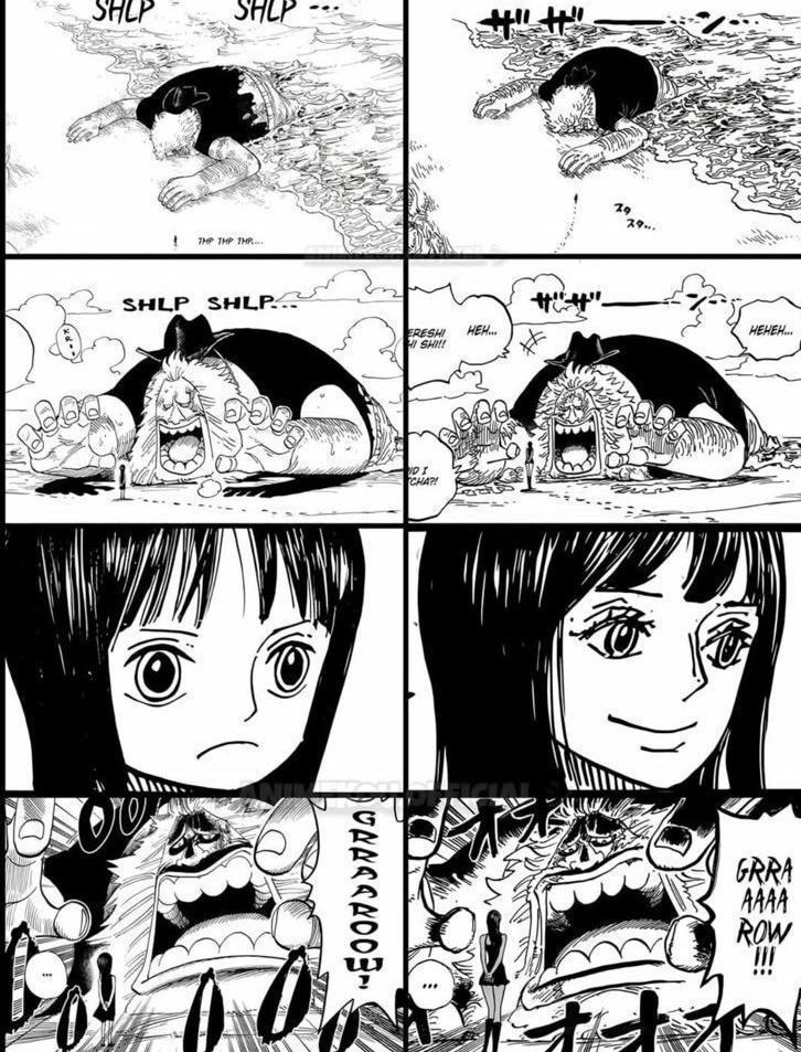 海贼王海贼王重逢后，萨乌罗复刻了跟罗宾的第一次见面