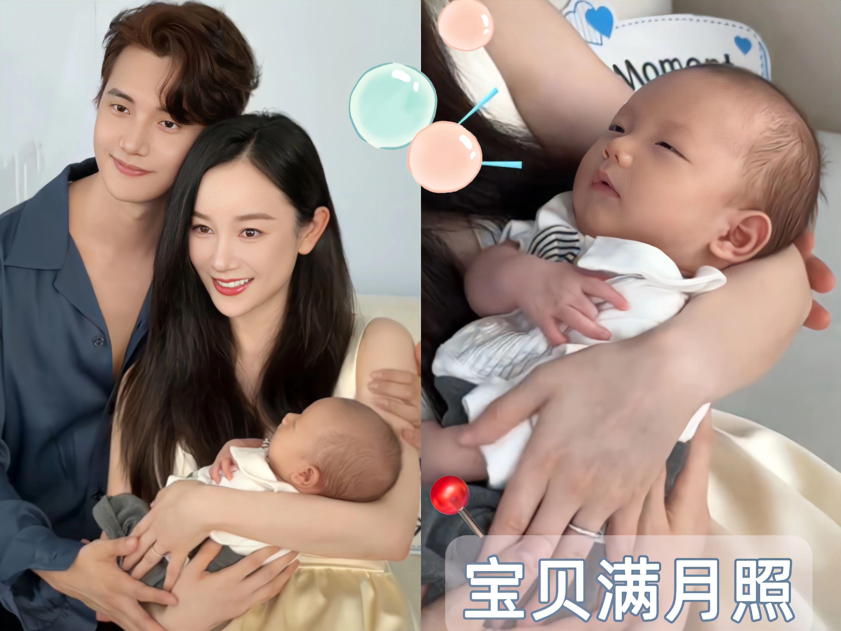 张檬当妈妈后更美了，宝宝也很帅气。张檬当妈后整个人透着柔和美，夫妻俩给...