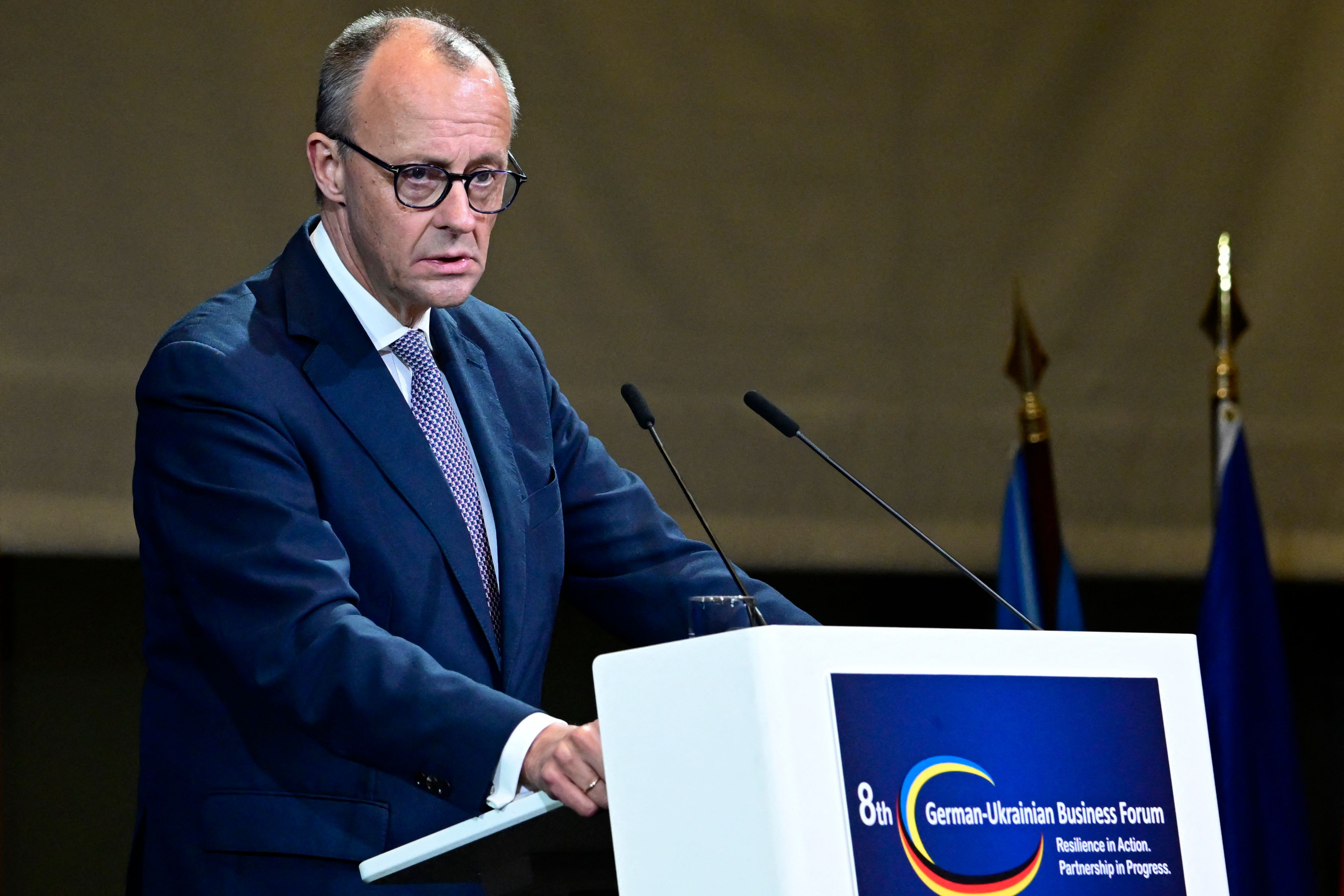 #德国总理差点哭了#【德国总理默茨又一次差点哭了】#德国总理称俄乌冲突是场噩梦#