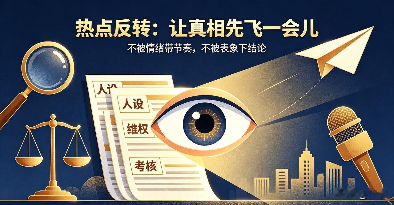 三桩热点接连翻盘：看待公共事件，最该守住的是这份清醒近期舆论场上，三起全民