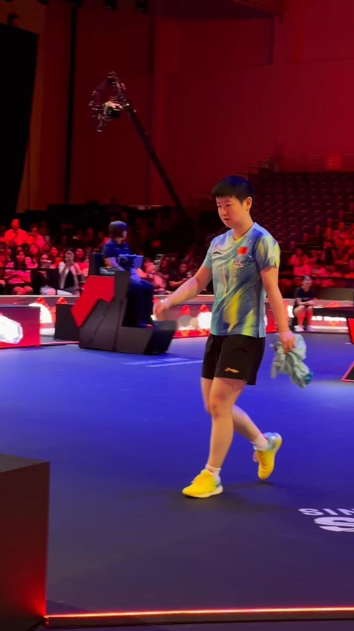 莎莎走的真的好潇洒，后勤保障很到位，马琳在后方做好保障，马指导现在做的越来越好了