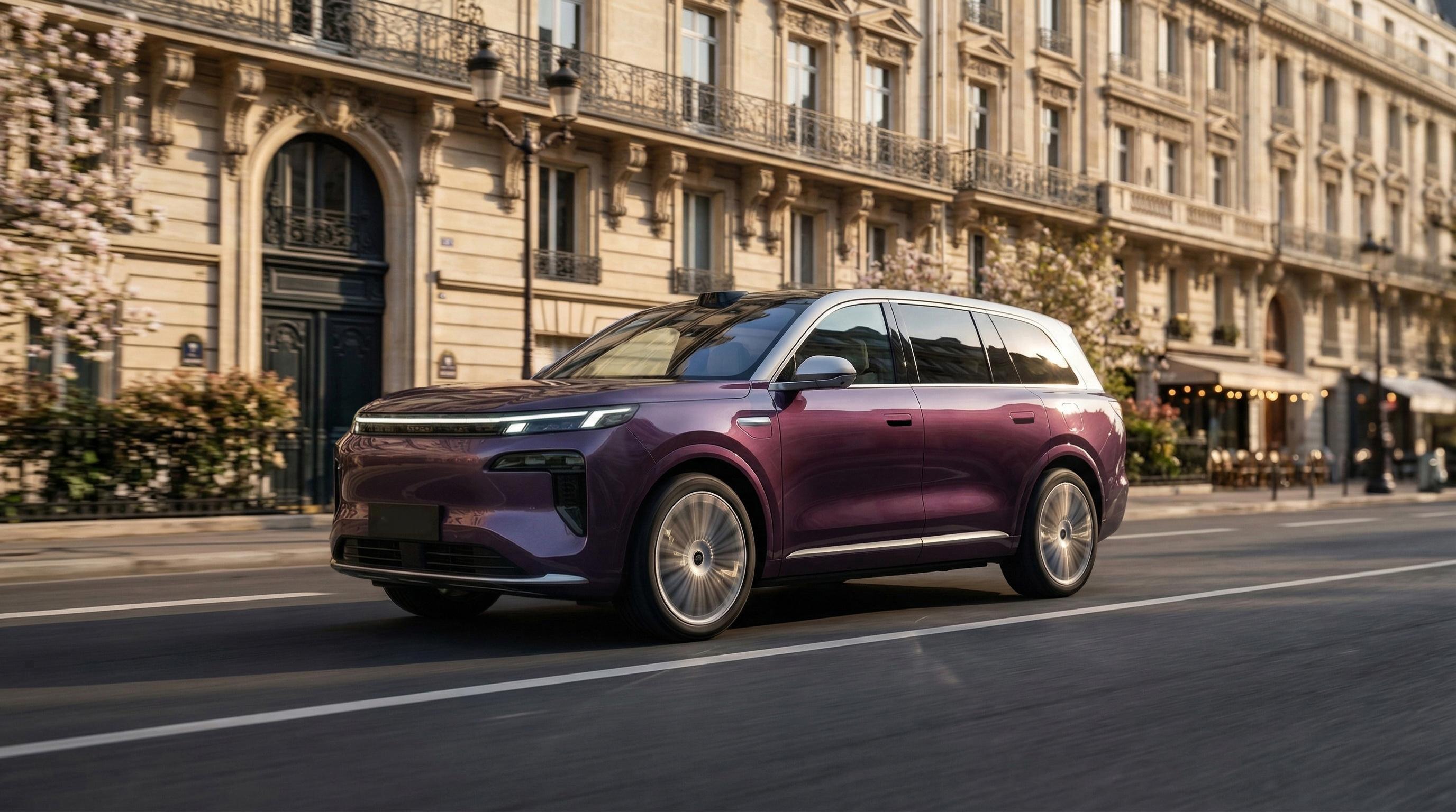 渲染的奕境6座SUV这个造型，大家觉得咋样？奕境是东风与华为合作的全新品牌这车发