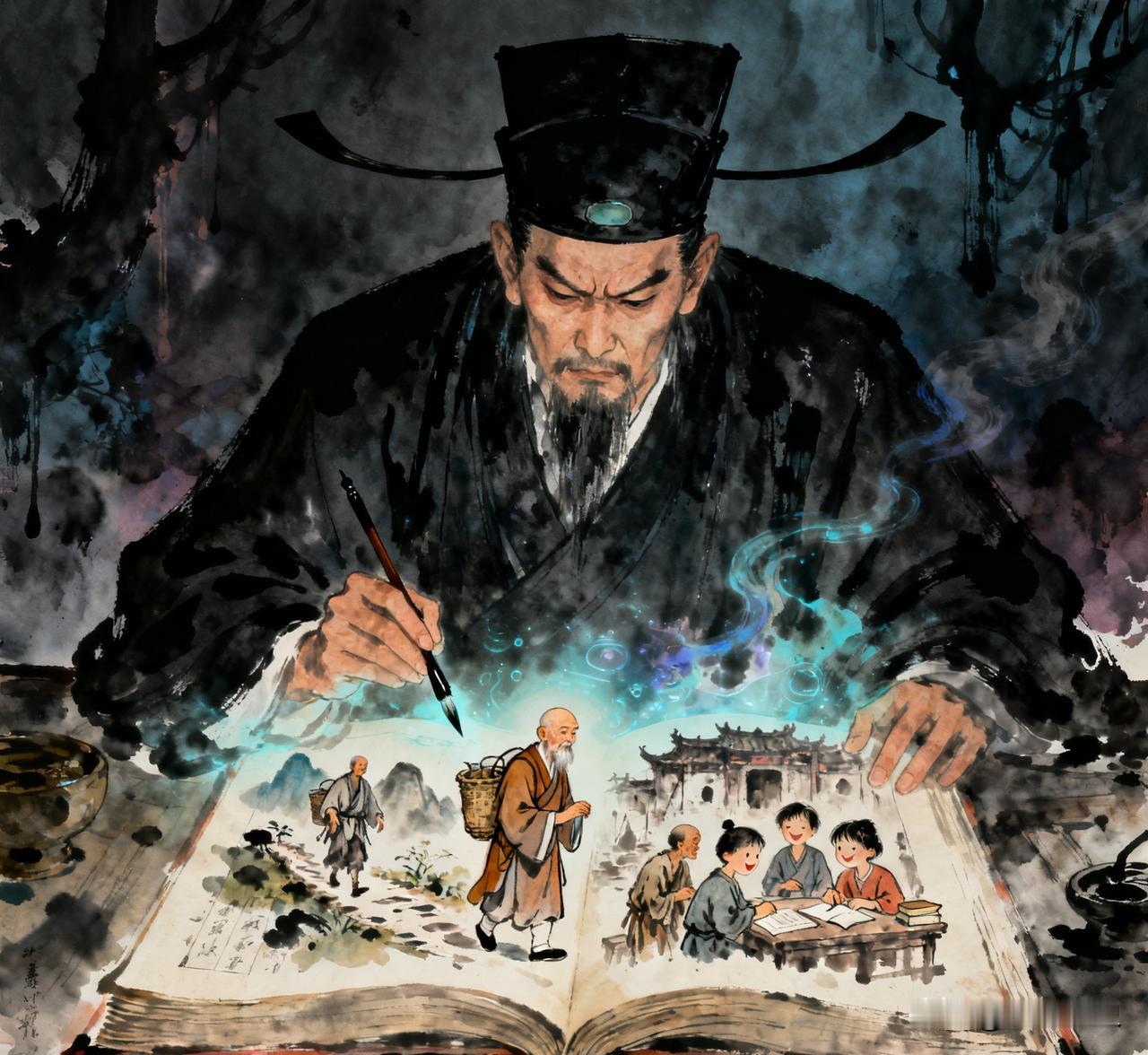 老和尚已超100岁了，寿命已尽，黑白无常多次来捉拿他，可每次都无功而返，根本不知