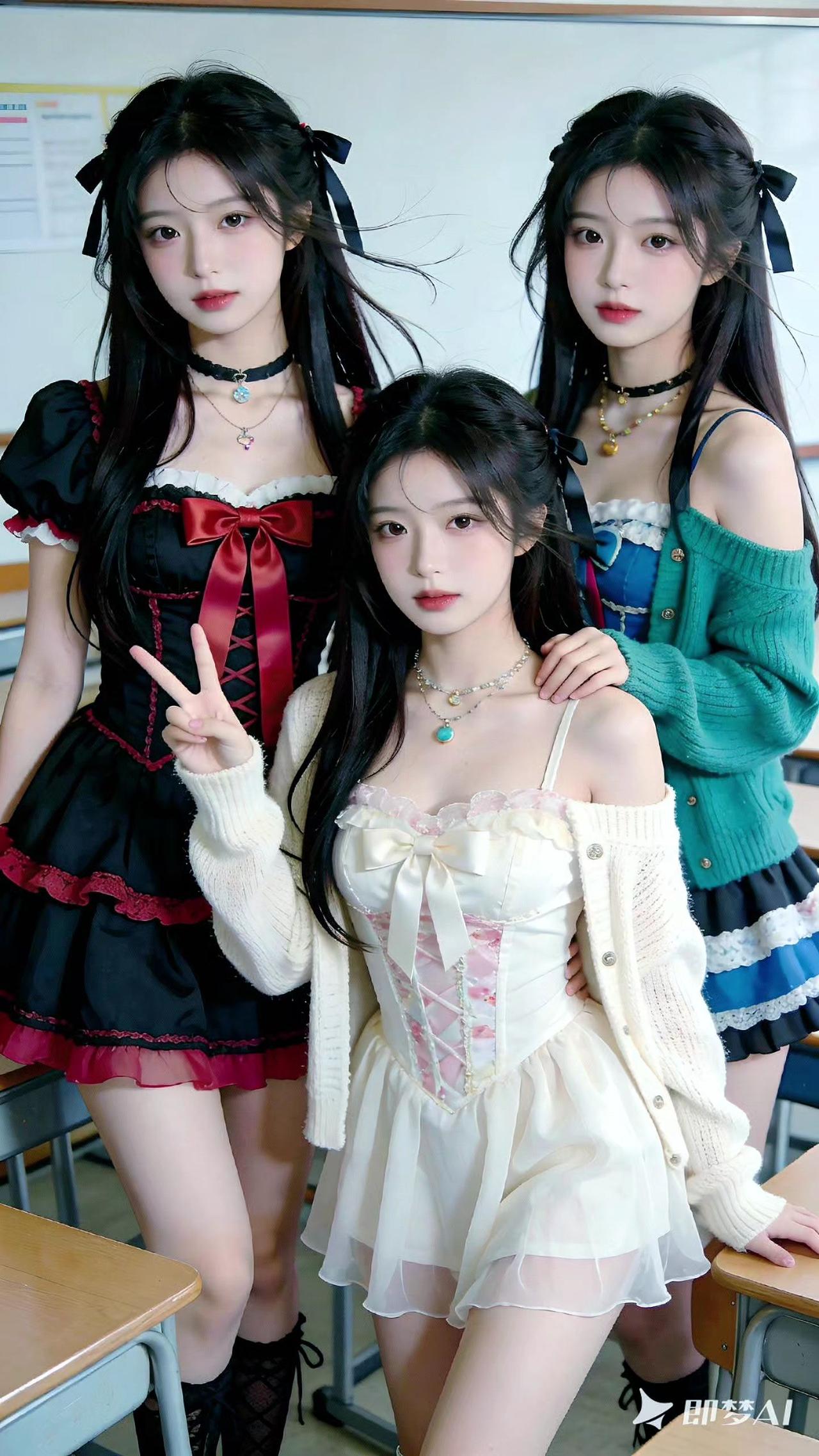 御姐美女氛围感