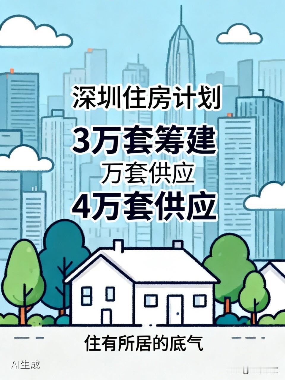 深圳这次动真格了！3万套筹建、4万套供应，打工人“住有所居”的梦想正在照进现实。