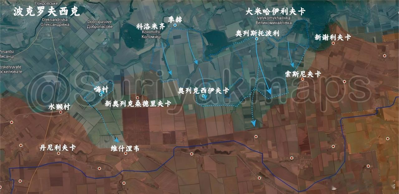 乌军突然在顿涅茨克州的波克罗夫斯克方向和扎波罗热州的胡里艾伯勒方向展开大规模的全