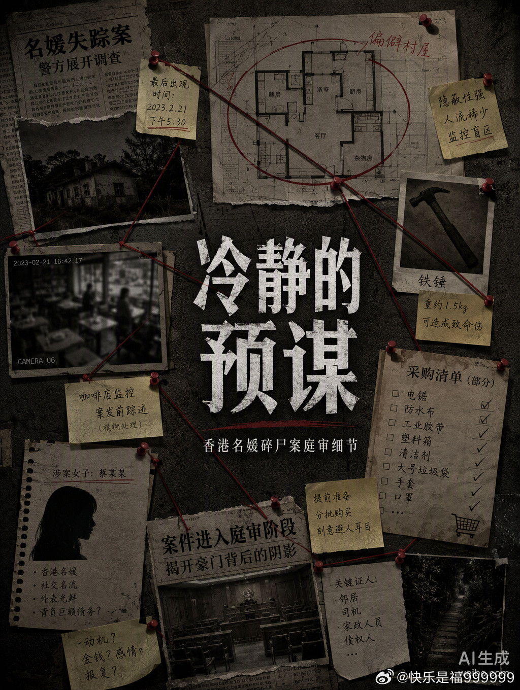 蔡天凤案庭审披露的细节，让人后背发凉的不是那些血腥的肢解手段，而是那份冷静到极致的“预谋”。提前半个