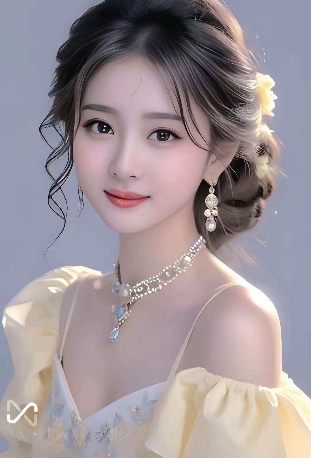 温柔甜美的少女，花海中的梦幻仙子🌸✨