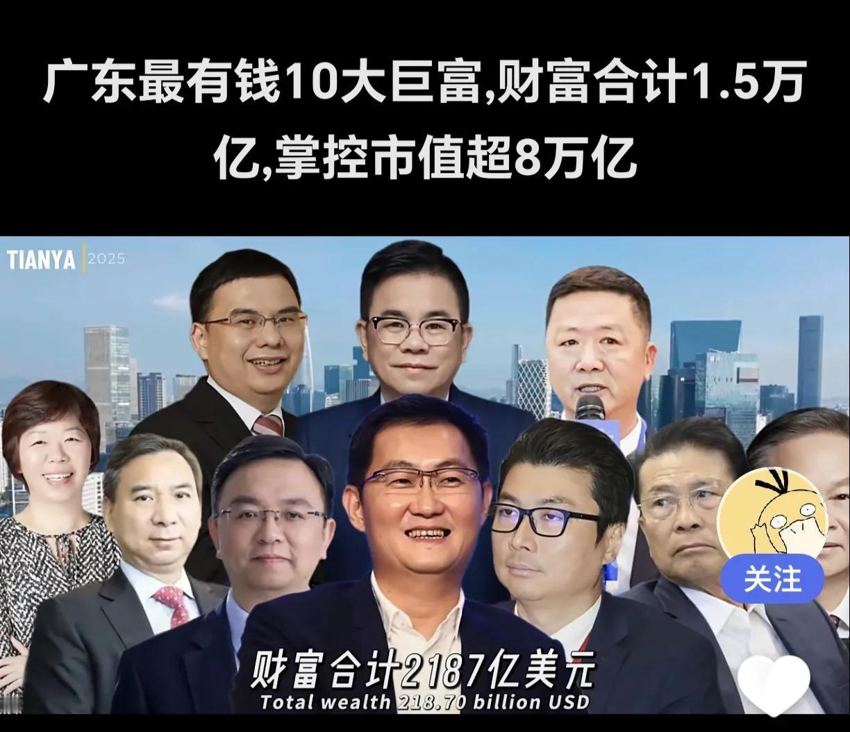 广东各市首富排名21. 肇庆：江淦钧，约67亿元20. 清远：严俊旭，约8
