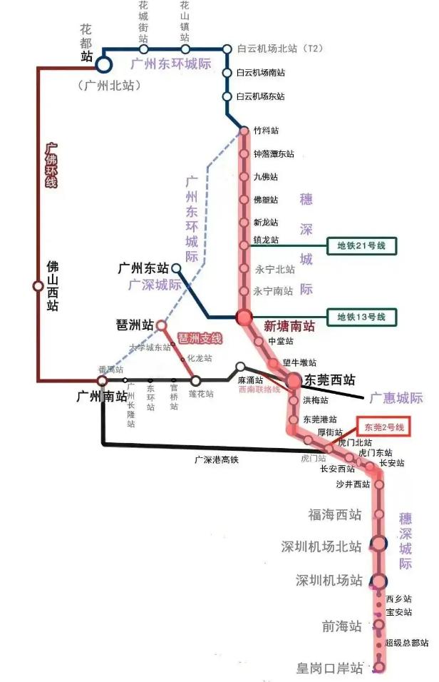 【广东城际即将上新！南沙完美错过城际网】近日穗深城际铁路竹料至新塘南段正在开展运
