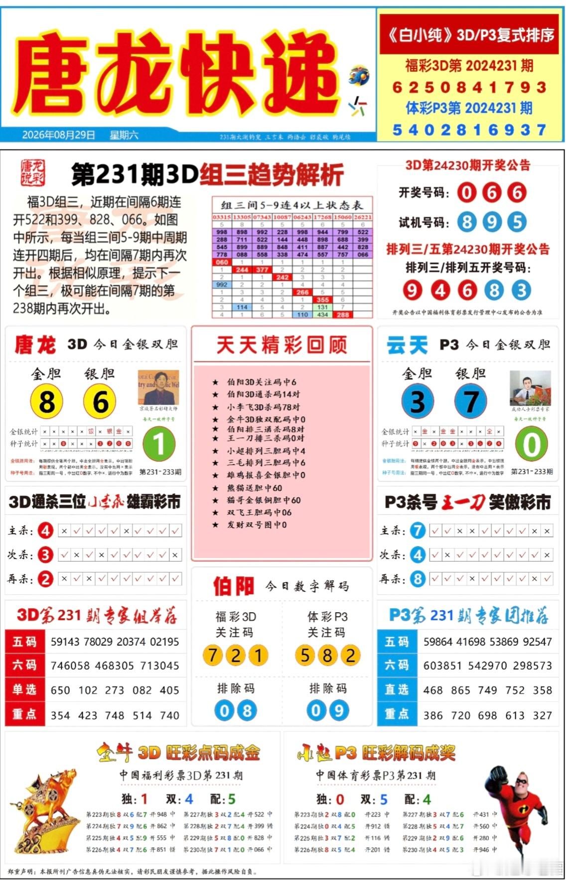 231期排三六码直选定位【432中1040】百位01367