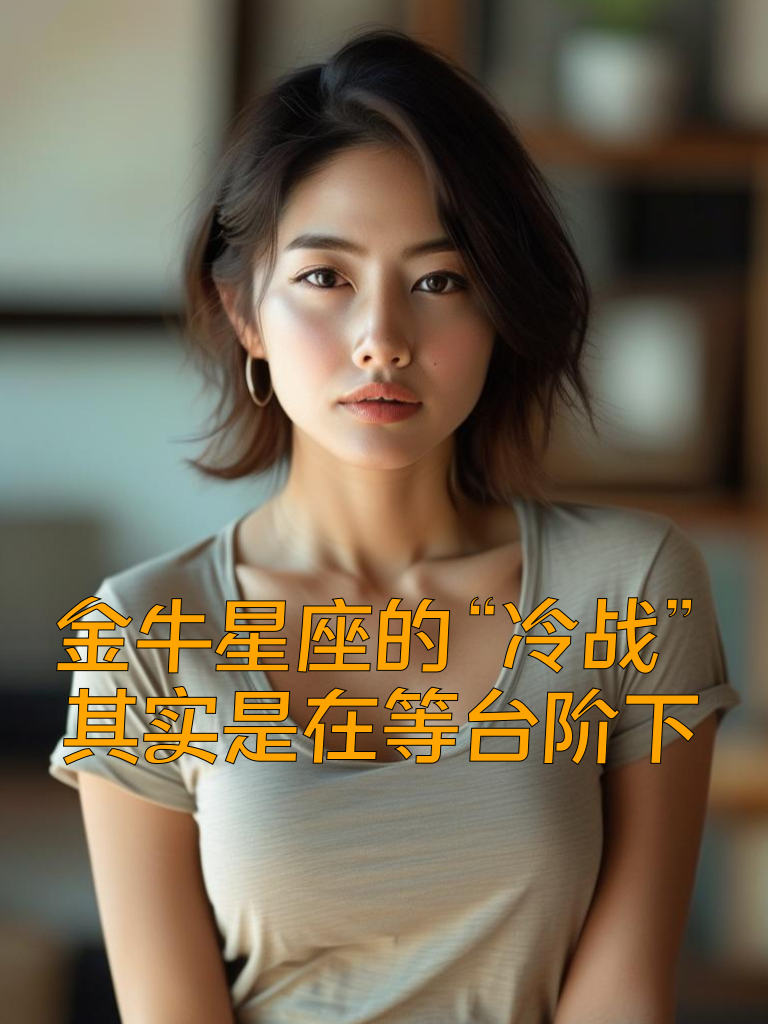 金牛星座的“冷战”，其实是在等台阶下