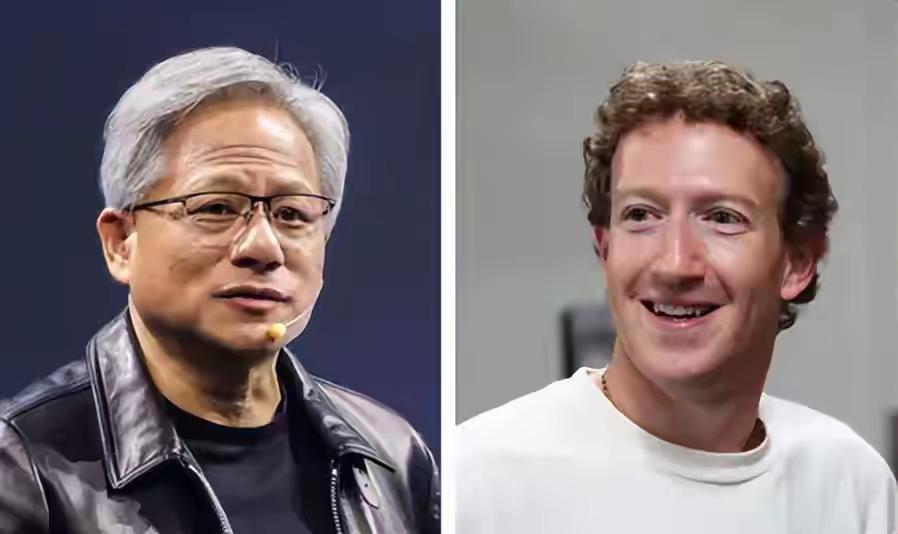 科技圈大事件！黄仁勋和扎克伯格的深度对谈太有料了英伟达的黄仁勋和Meta的