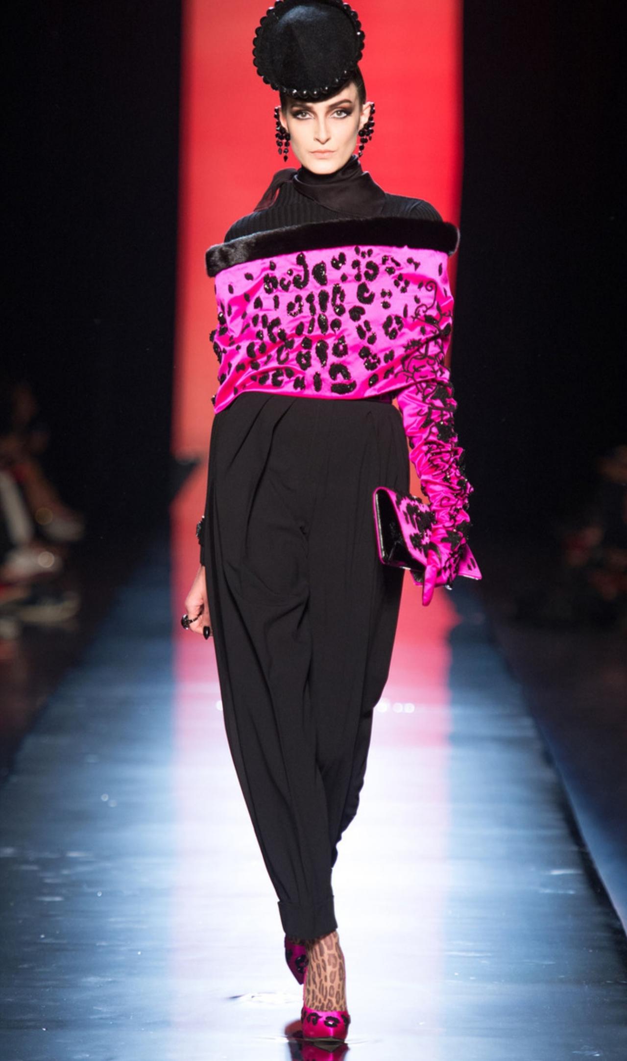 JeanPaulGaultier2013秋冬高定系列，面料的选择真的是下了
