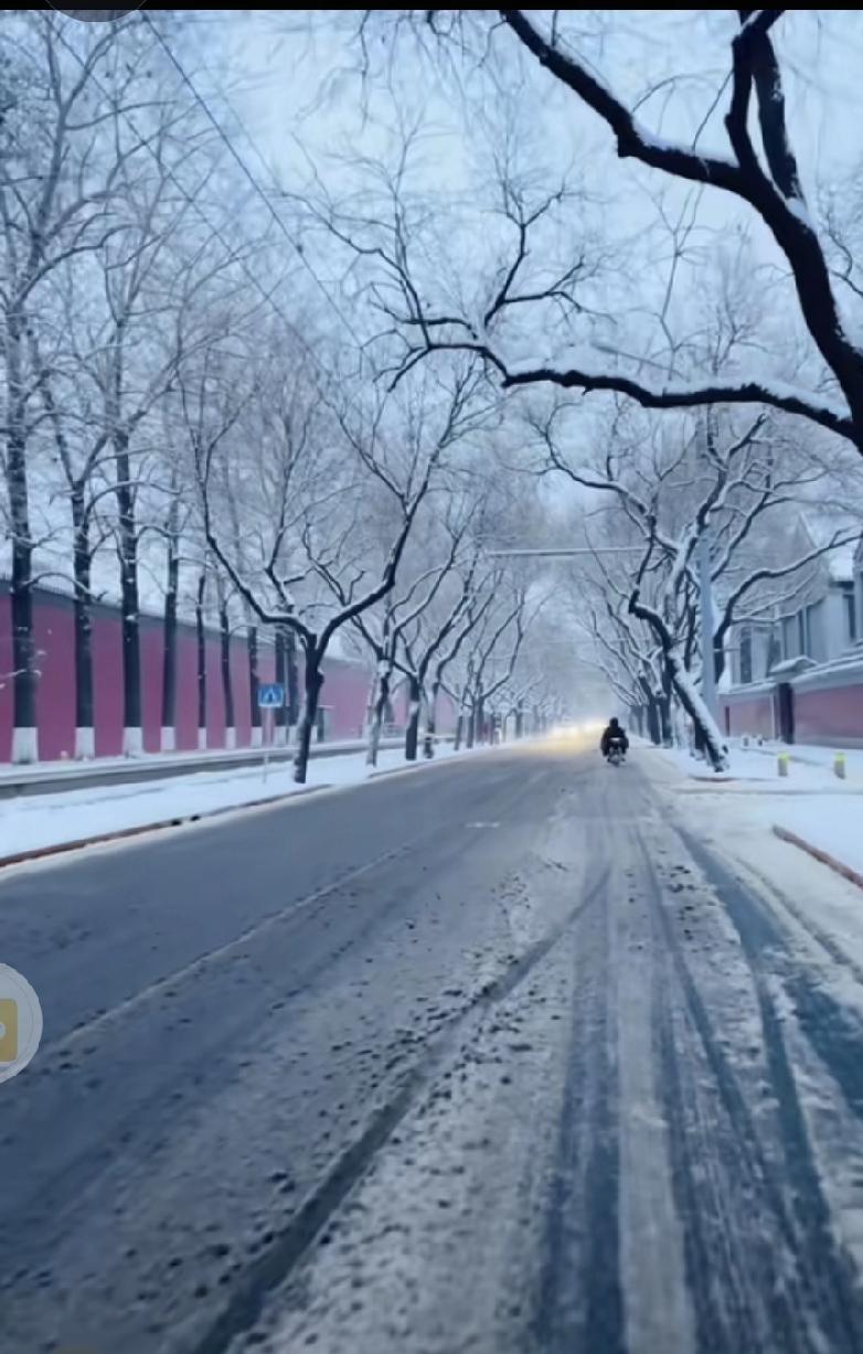 离谱了，今年北京的初雪是不是来的有点早。这在门头沟区清水房镇江水河村，迎来入秋